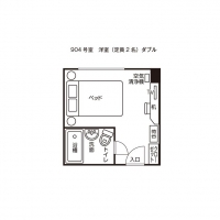 コンフォートダブル（９０４）平面図