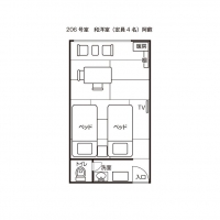 和洋室（４年３組）平面図