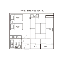 和洋室（206号室）