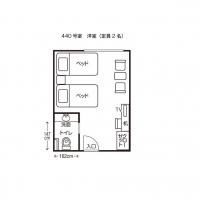 ツイン（440号室）（バリアフリー対応）