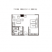 特別室（７１５）平面図