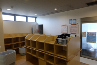 脱衣場・浴室入口（女湯）