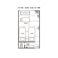 和洋室（４年３組）平面図