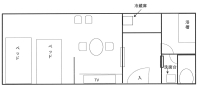 和洋室（４０１）平面図