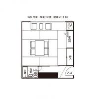 和室（６２６）平面図