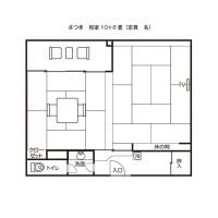 和室（さつき）平面図