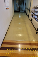 客室棟への通路