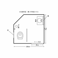 サル舎の近く