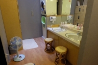 脱衣場・洗面台（女湯）