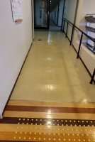 客室棟への通路