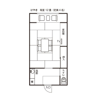 １２畳和室（けやき）