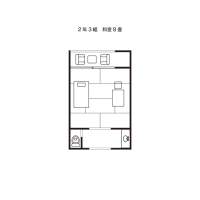 和室（２年３組）平面図