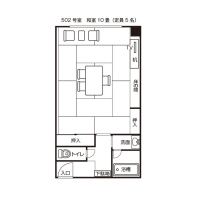 和室（５０２）平面図