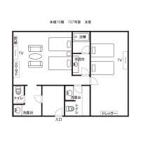渓流側洋室２間