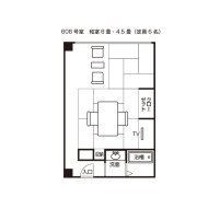南館和室（６０８）平面図