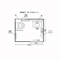 車いす用トイレ（物産館）