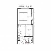 客室（３１０）平面図