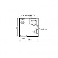 車いす対応トイレ（１階）