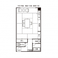 和室（５０２）平面図