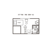 シングル（207号室）