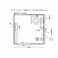 ビジターセンター（多目的コーナー側車いす対応トイレ）