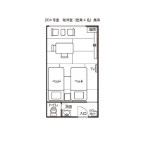 和洋室（４年１組）平面図