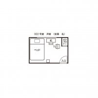 客室（３２２）平面図