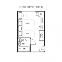 ツイン（２１５号室）