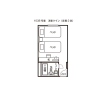 ツイン（１３０８号室）