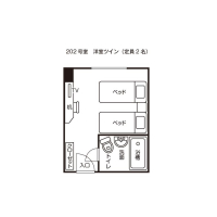 ツインルーム（202号室）