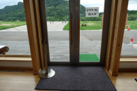 テラスへの入口