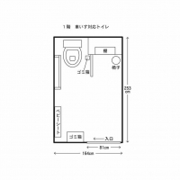 車いす対応トイレ
