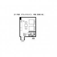 デラックスツイン（３１１号室）