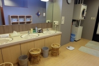 洗面台・脱衣場（男湯）